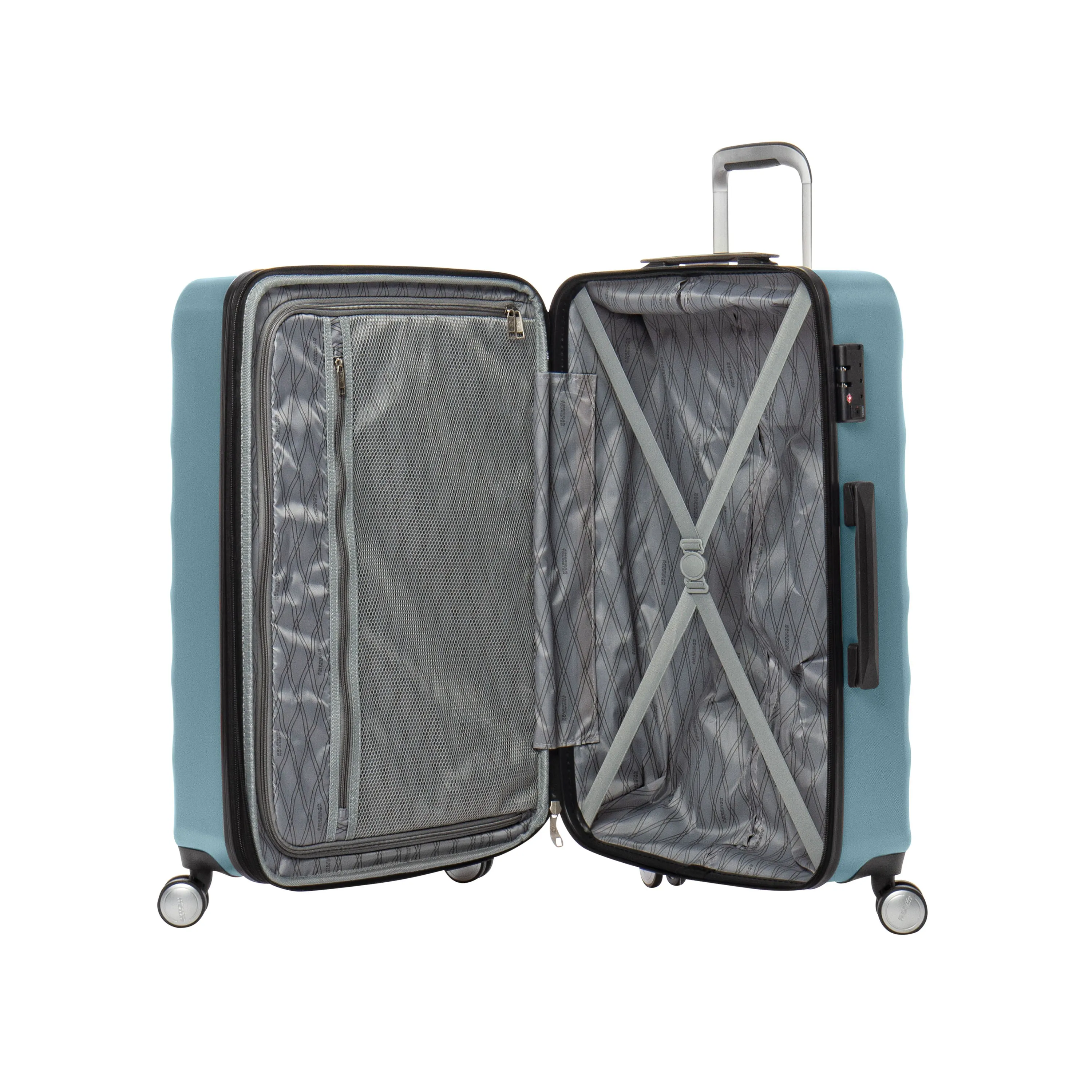 American Tourister Crave Collection 2 Piece Expandable Spinner Luggage Set - Carry-On and Large