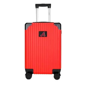 Atlanta Braves Premium 2-Toned 21" Carry-On Hardcase in RED