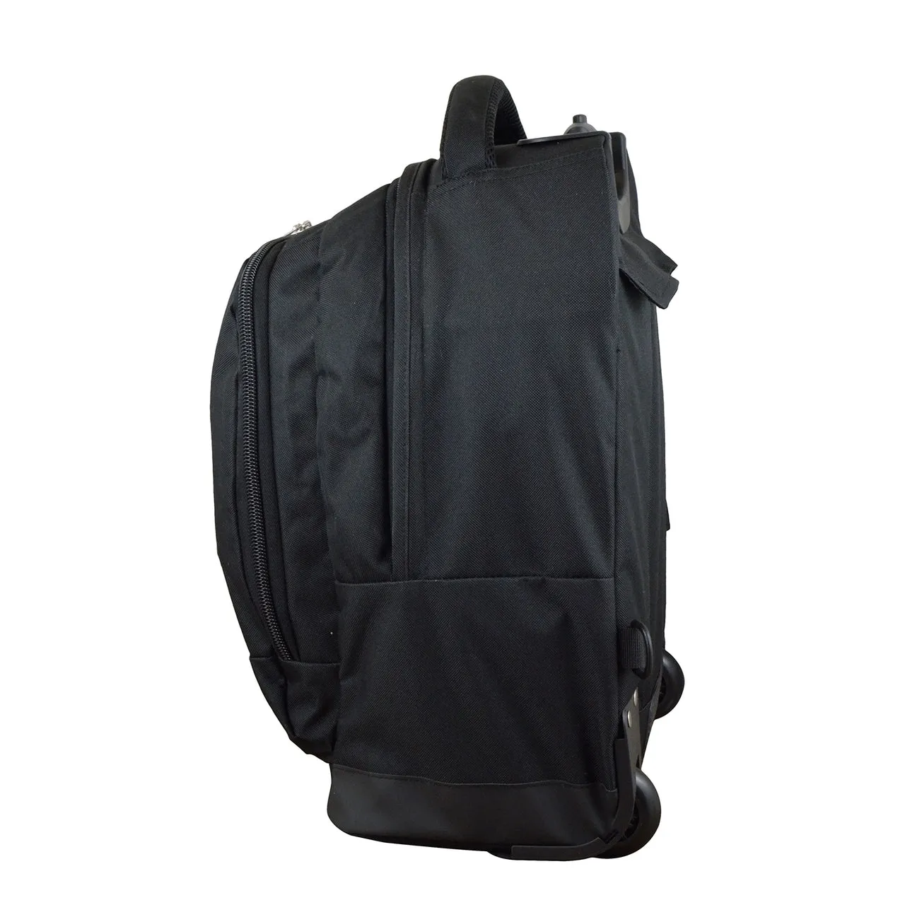 Berkeley Premium Wheeled Backpack in Black