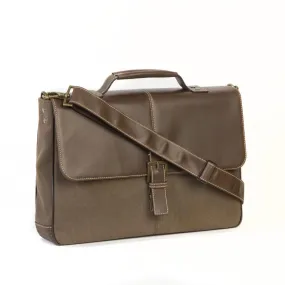 Boconi Bryant LTE Brokers Bag in Mahogany and Heather