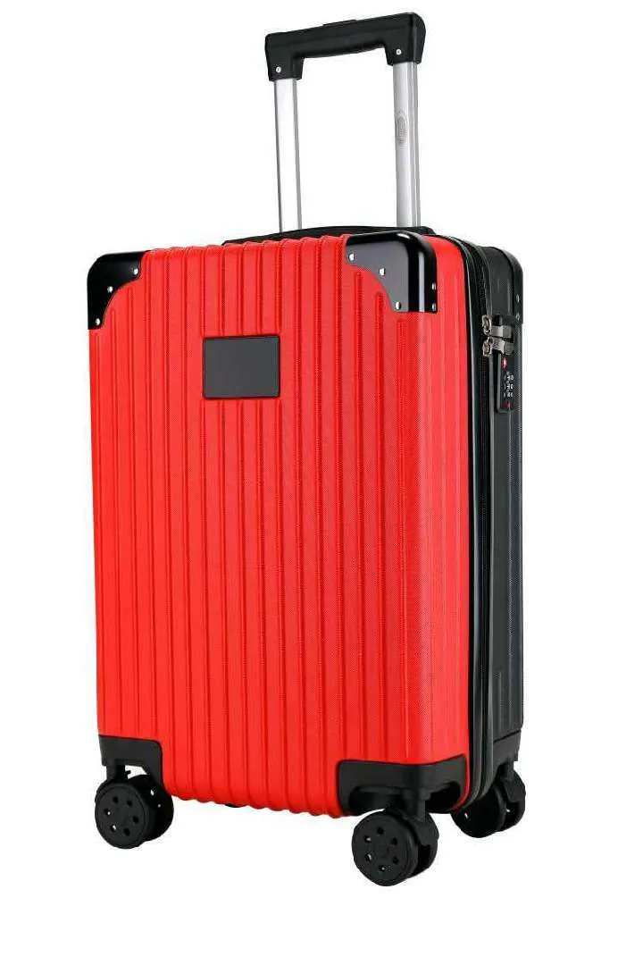 Boston Red Sox Premium 2-Toned 21" Carry-On Hardcase in RED