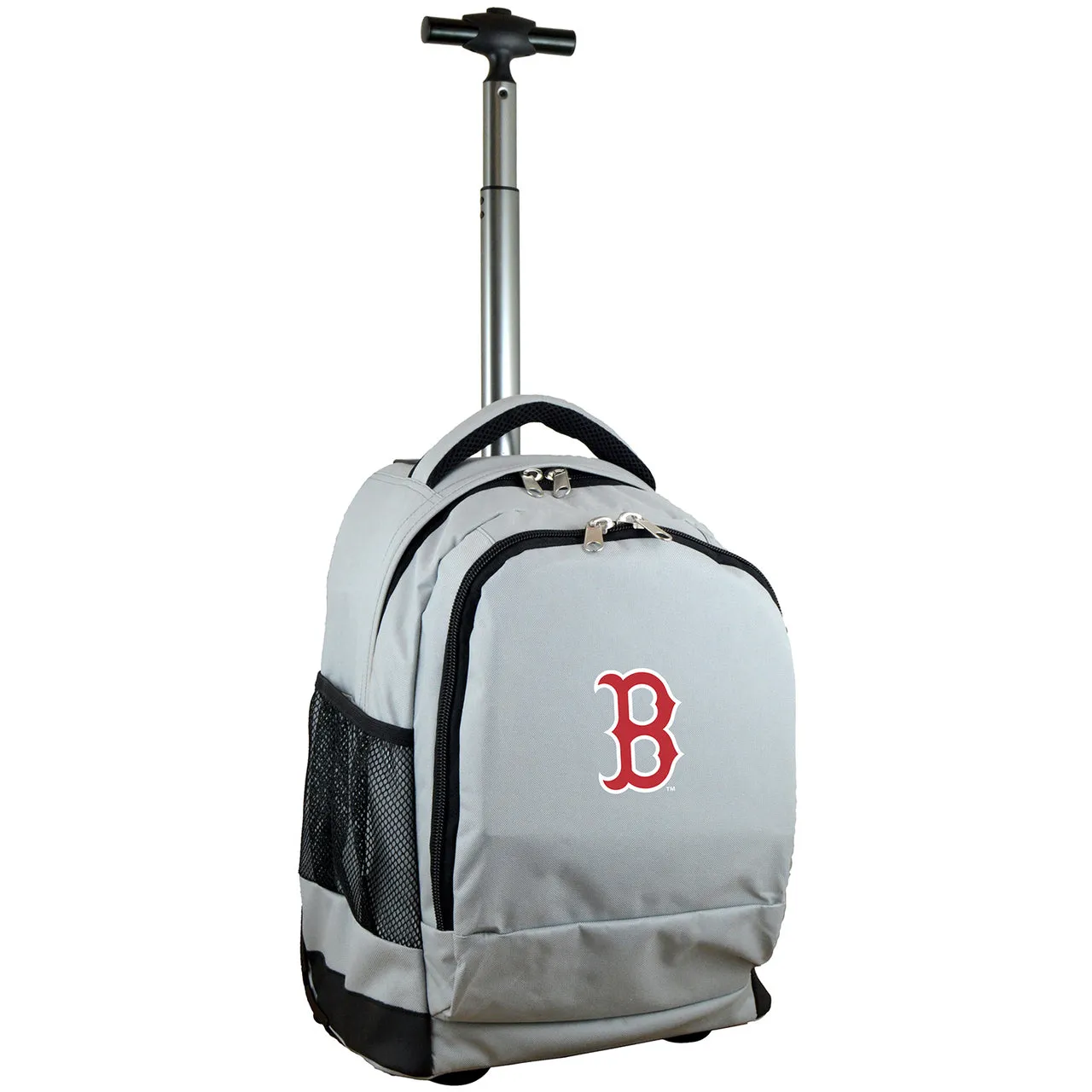 Boston Red Sox Premium Wheeled Backpack in Grey