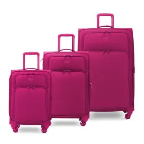 Calego International 9-S492PA-03 iFLY Softside Passion 3 Piece Set Lightweight Luggage with 4 Spinner Wheels