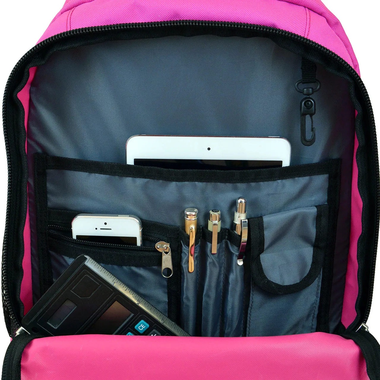 Central Florida Premium Wheeled Backpack in Pink