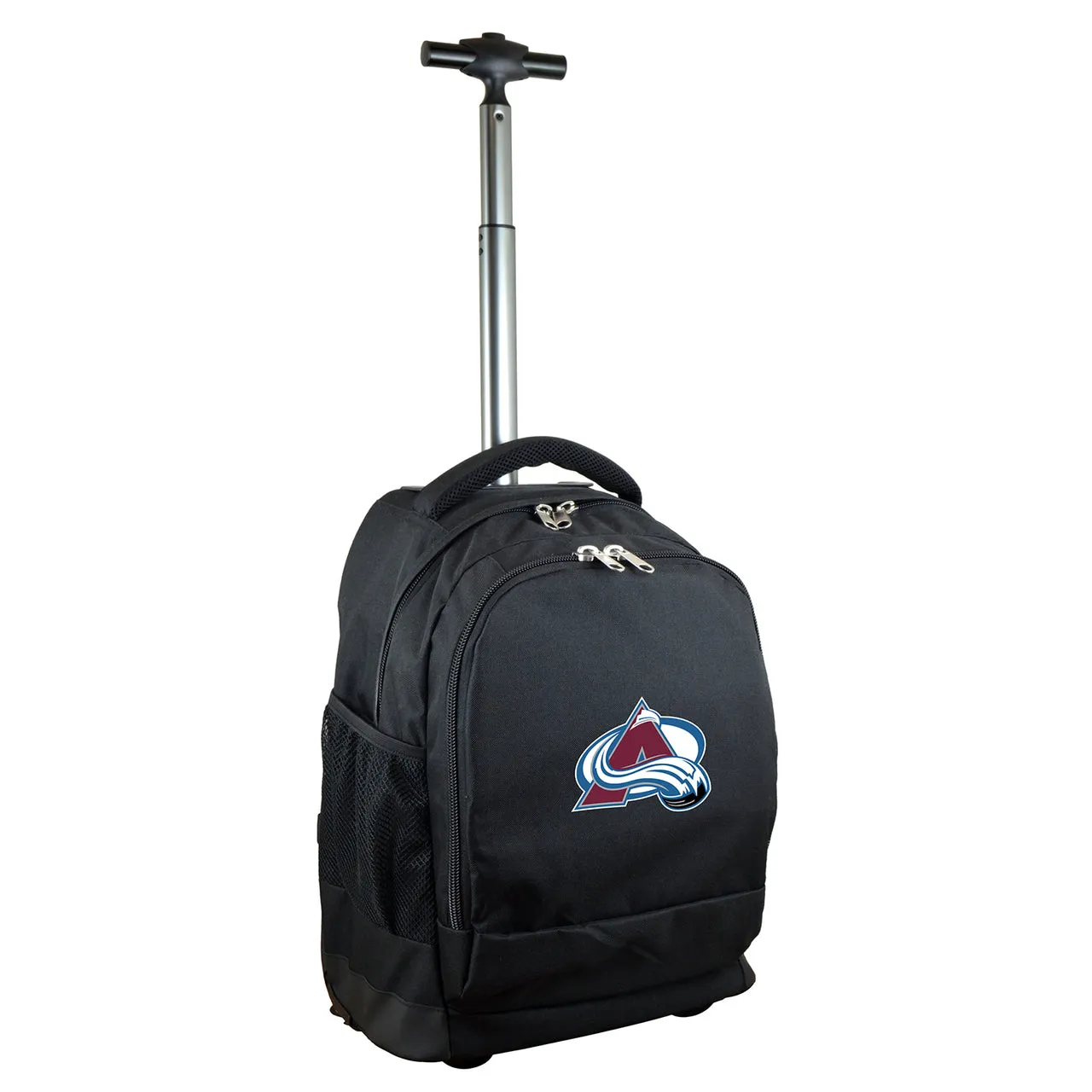 Colorado Avalanche Premium Wheeled Backpack in Black