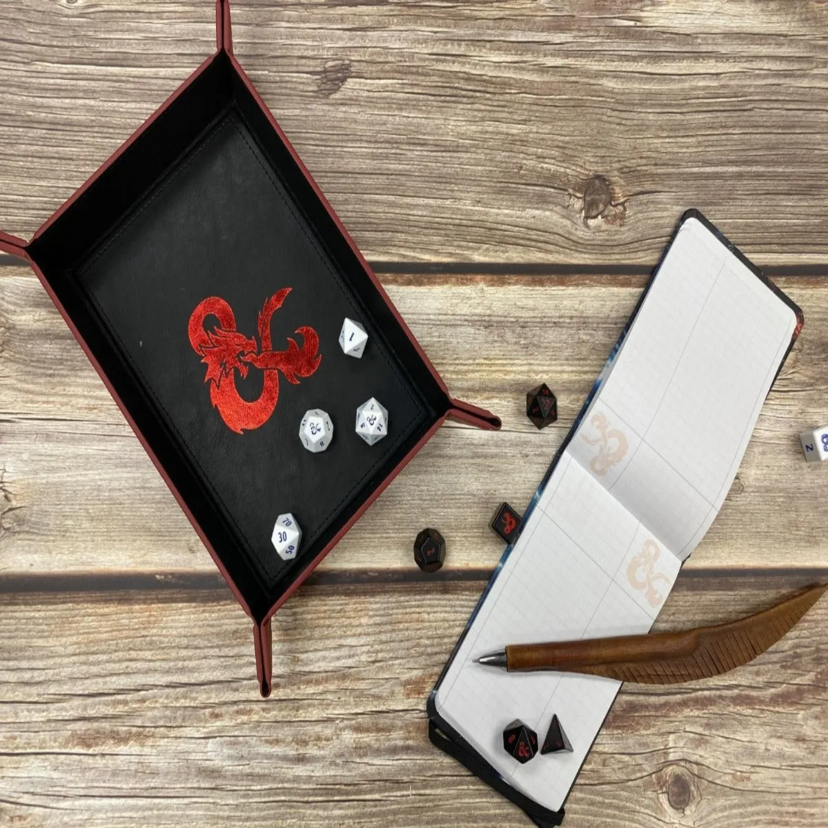 Foldable Dice Rolling Tray for Dungeons & Dragons