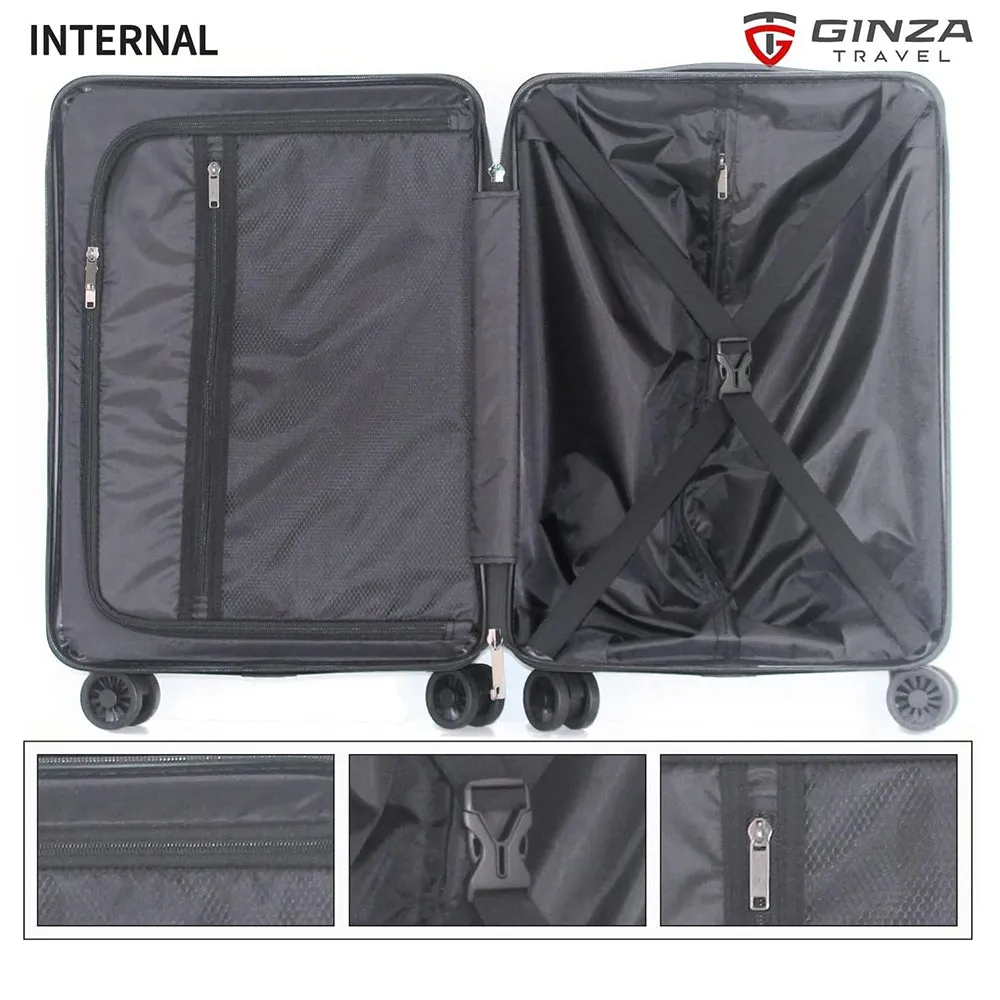 Ginza Travel Hardside Trolley Spinner Luggage 28" Large