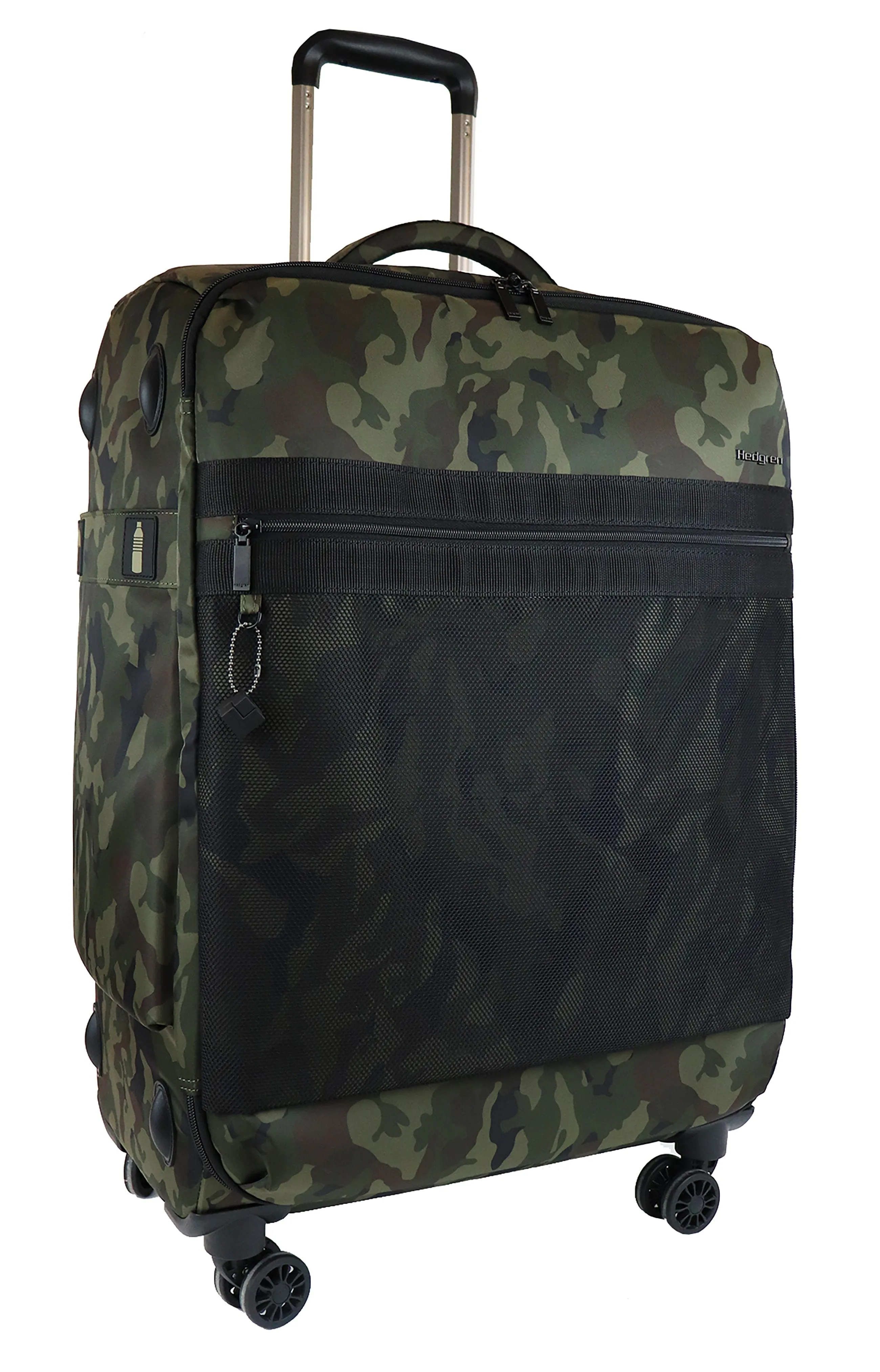 Hedgren Adventurer 24" Sustainable Checked Spinner Olive Camo