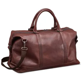 Mancini Buffalo Leather Carry On Duffle