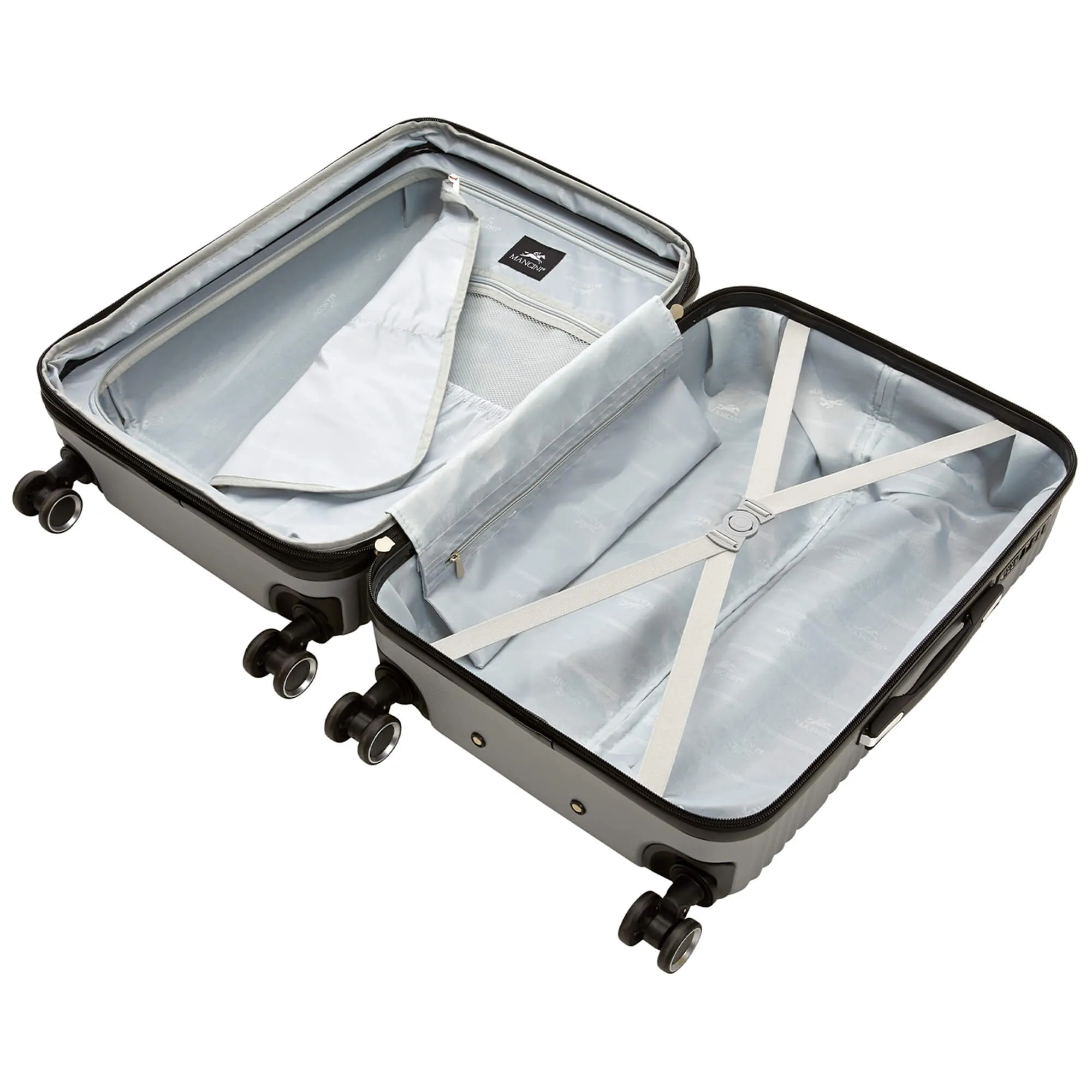 Mancini Perth Collection Lightweight Spinner Luggage Set