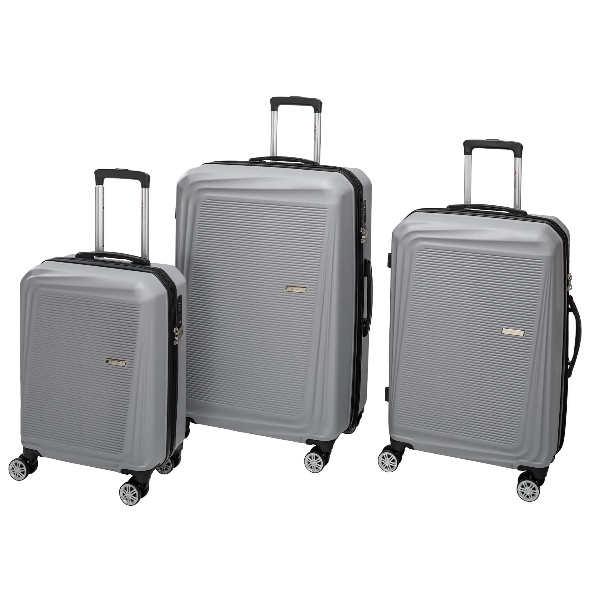 Mancini Sydney Collection Lightweight Spinner Luggage Set