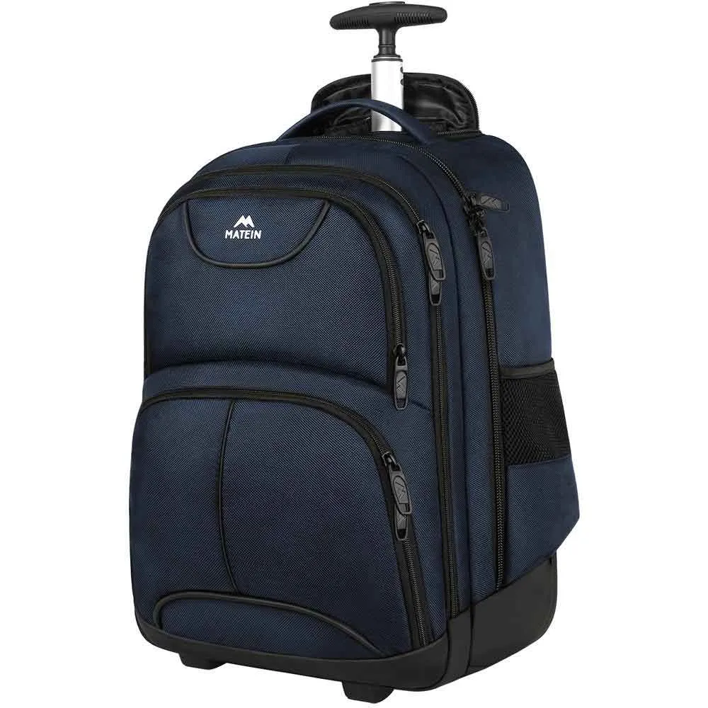 Matein Wheeled Rolling Backpack