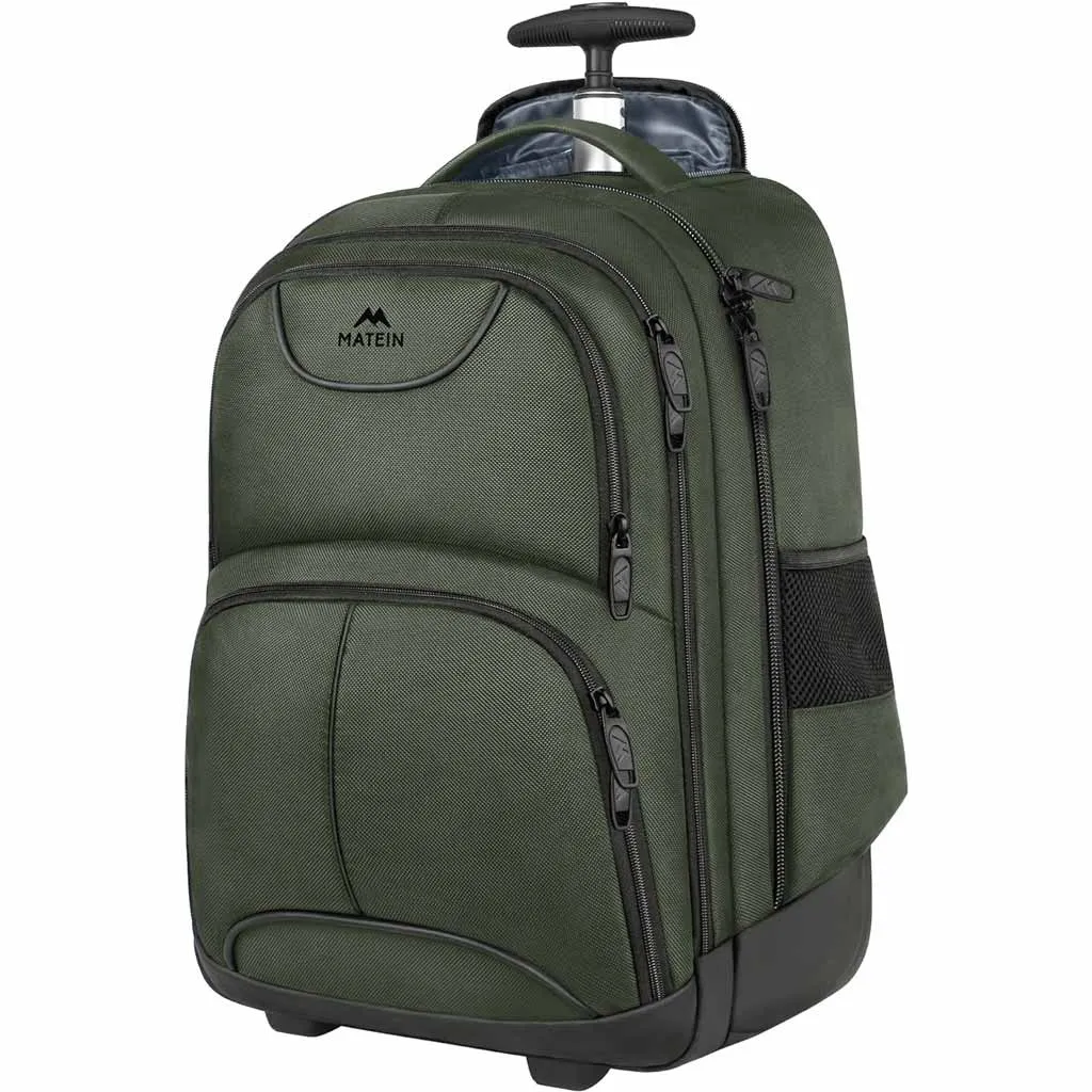 Matein Wheeled Rolling Backpack