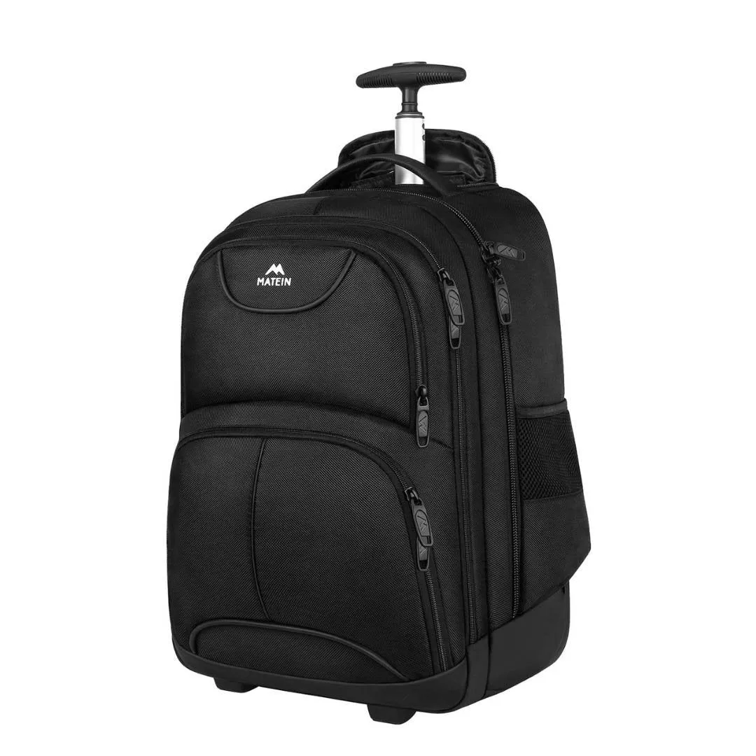 Matein Wheeled Rolling Backpack