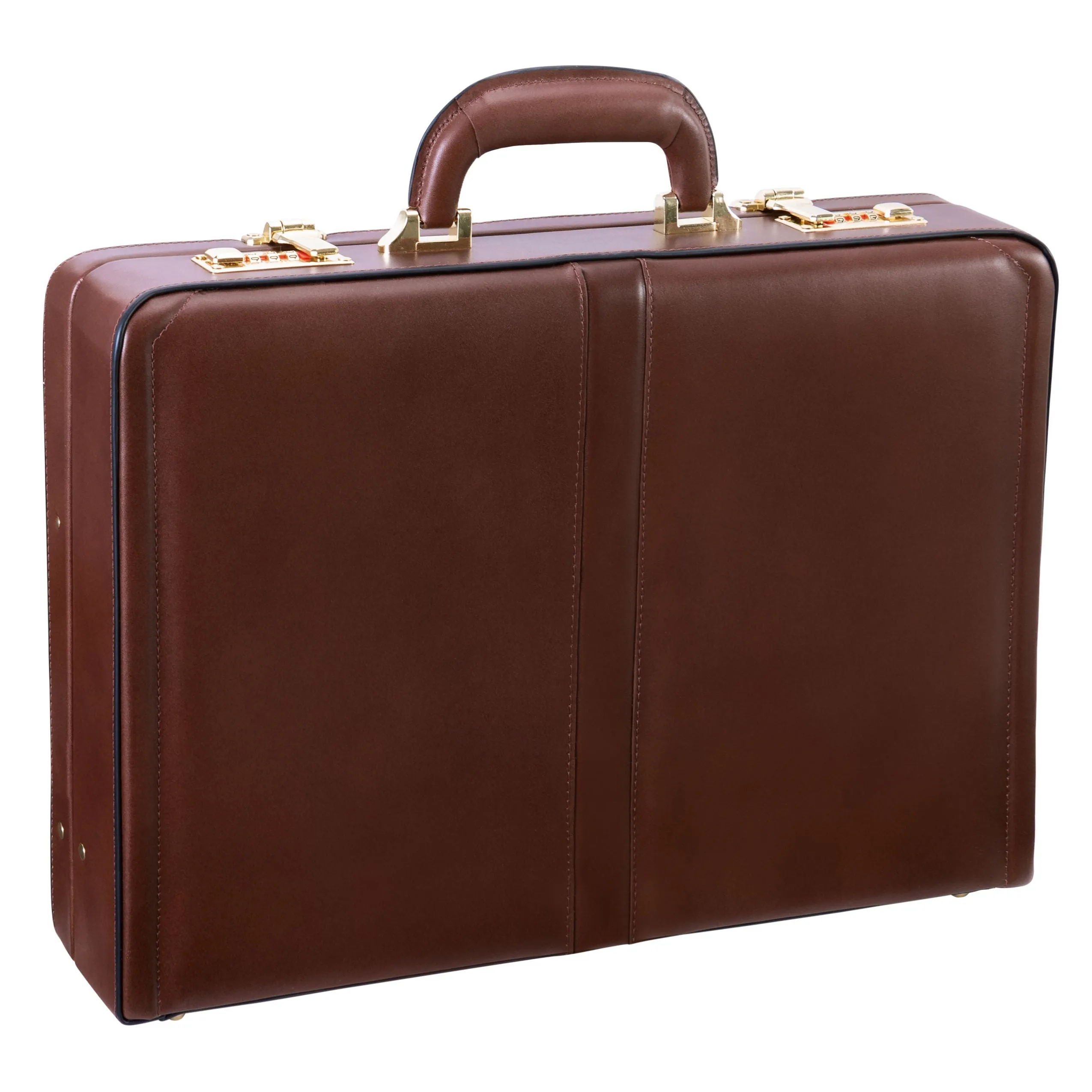 McKlein USA Reagan Leather Attache Case Assorted Colors