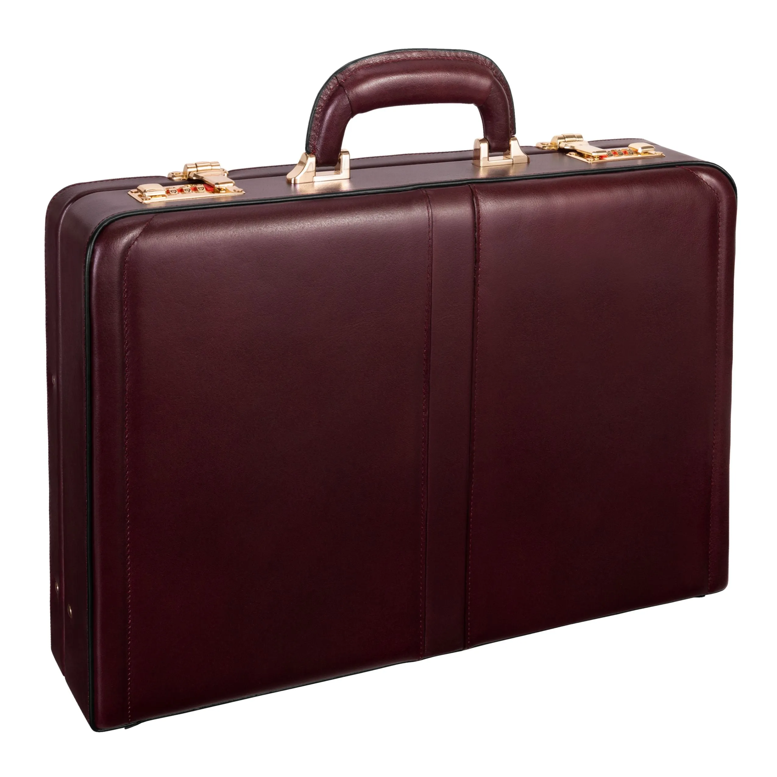 McKlein USA Reagan Leather Attache Case Assorted Colors