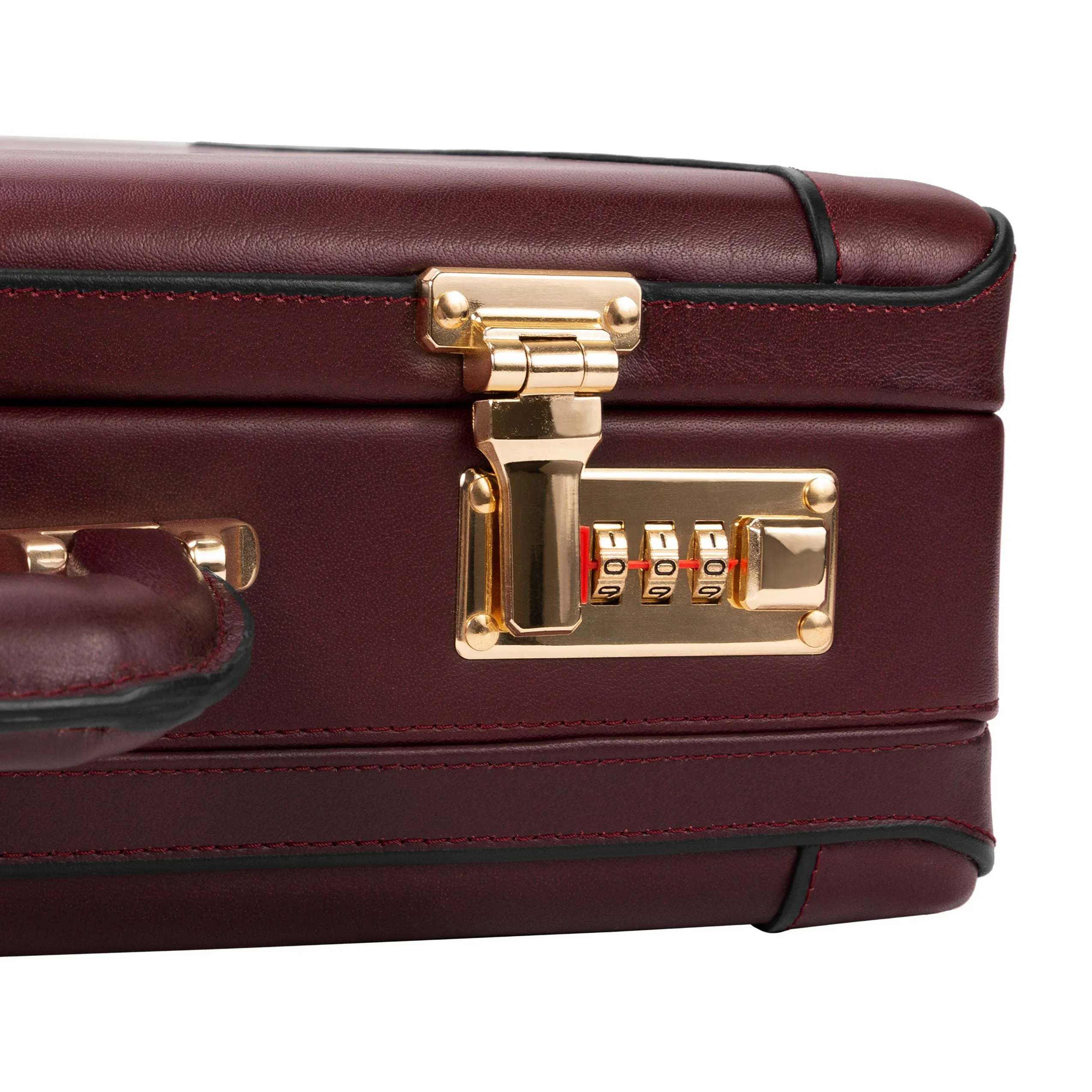 McKlein USA Turner Leather Expandable Attache Case Assorted Colors