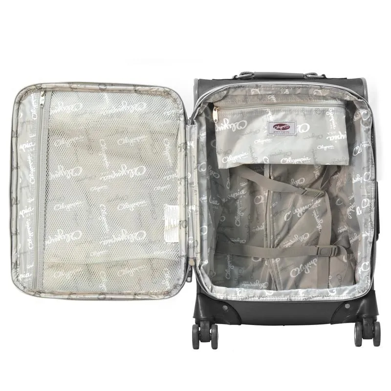 Olympia Tuscany 3pc Exp Spinner Luggage Set