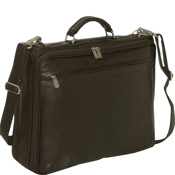 Piel Leather Double Executive Computer Bag Assorted Colors