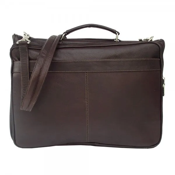 Piel Leather Double Executive Computer Bag Assorted Colors