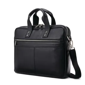 Samsonite Classic Leather Slim Brief Black