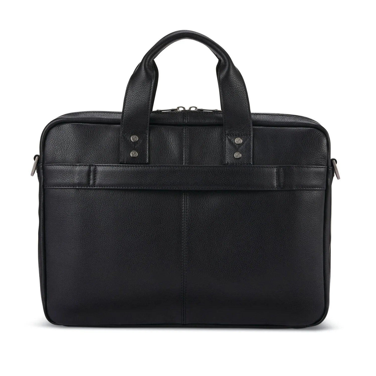 Samsonite Classic Leather Slim Brief Black