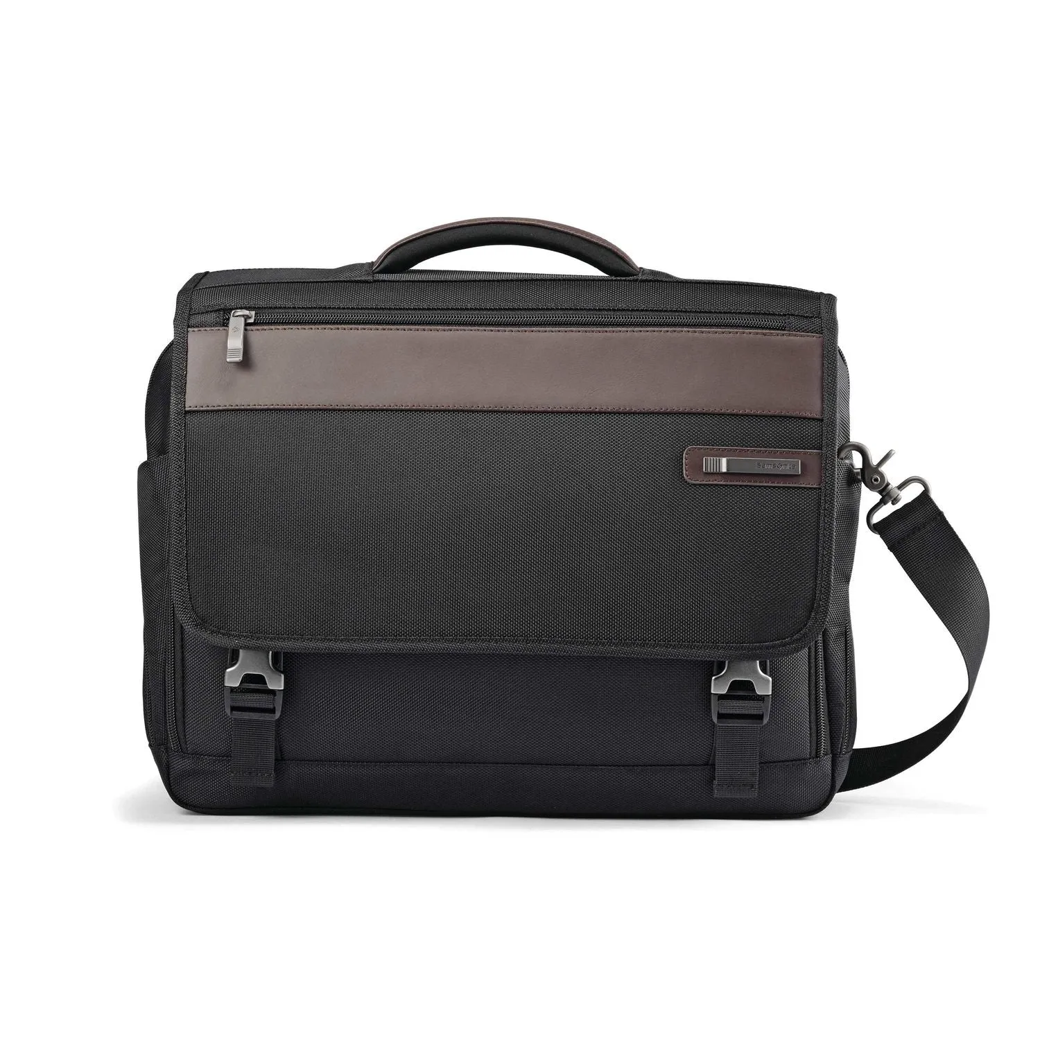 Samsonite Kombi Flapover Briefcase Black