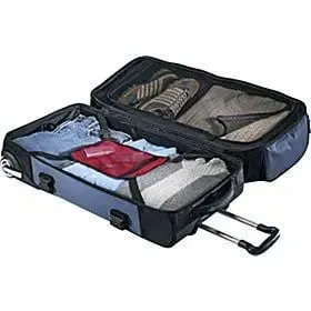 Samsonite Ripstop 35" Wheeled Duffel Blue