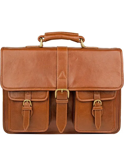 Scully Leather Ranchero Workbag Brown