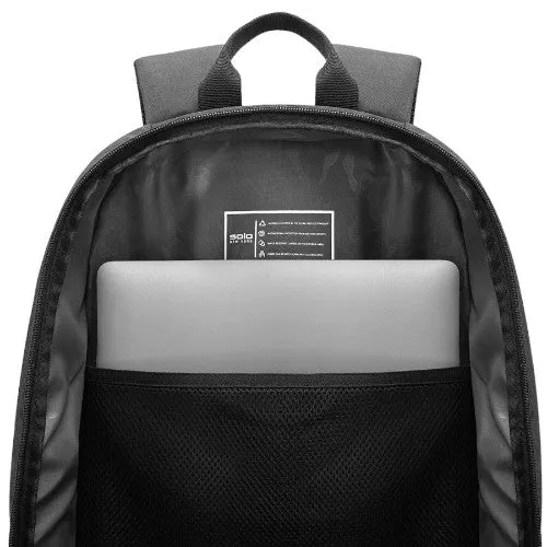 Solo New York Unisex's Bleeker Rolling Backpack, Black, Fits up to 15.6" Laptop