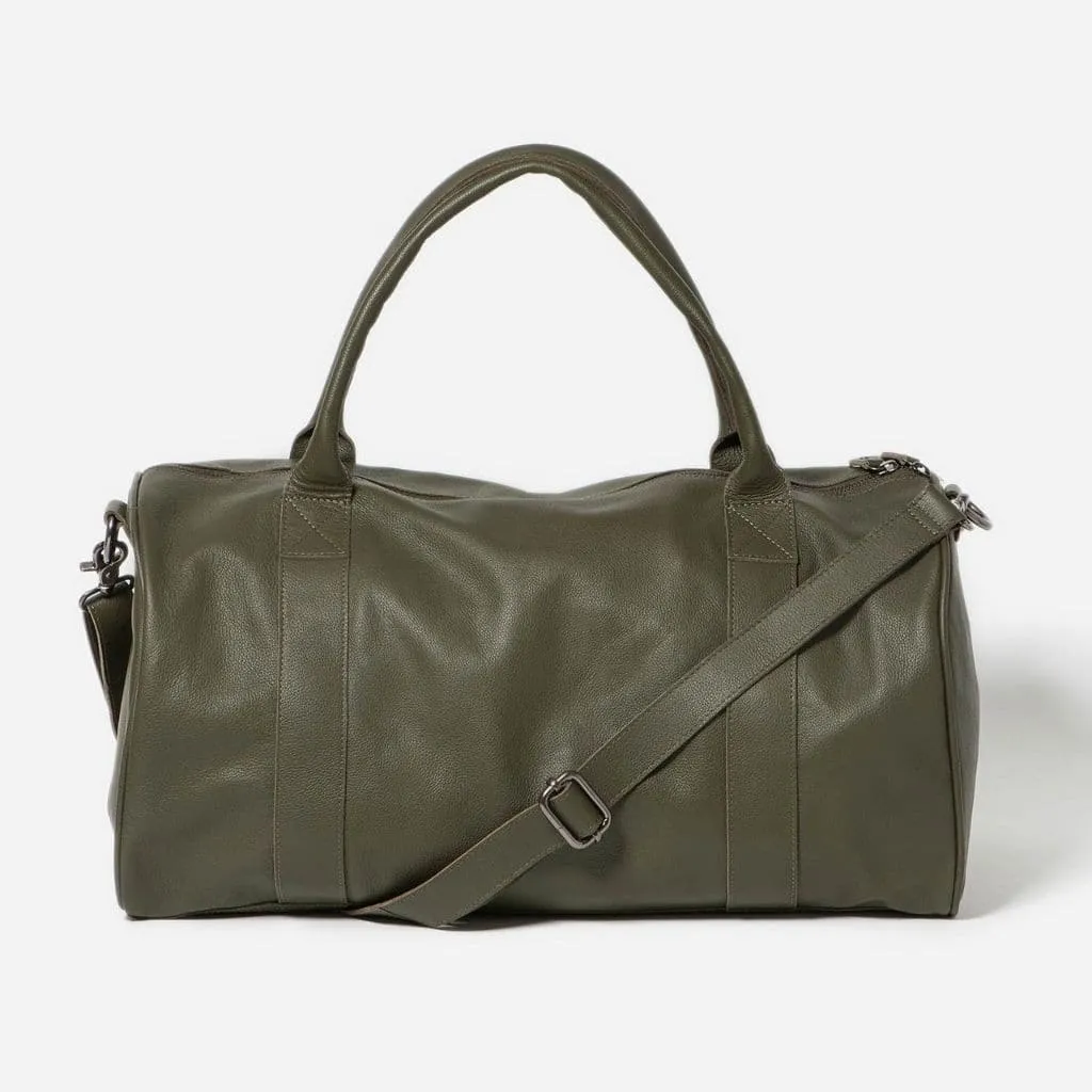 Stitch & Hide Globe Weekender Leather Duffel