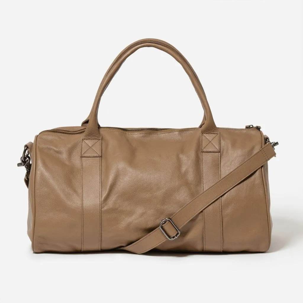 Stitch & Hide Globe Weekender Leather Duffel