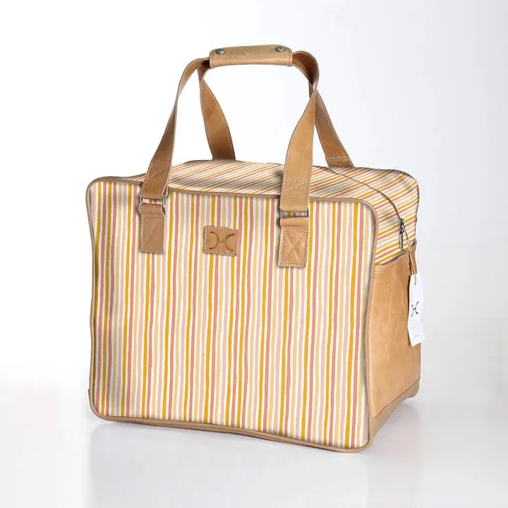 Thandana Laminated Fabric Large Weekender Bag