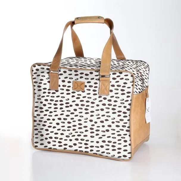 Thandana Laminated Fabric Large Weekender Bag