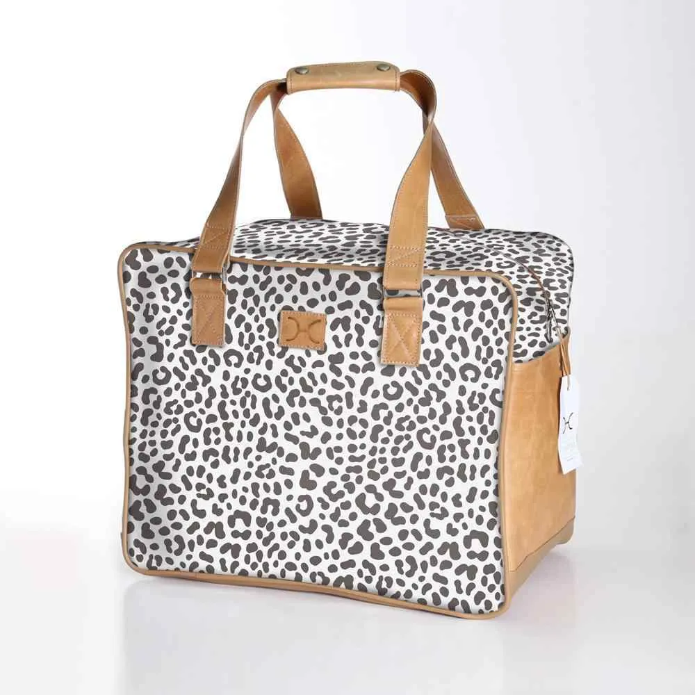 Thandana Laminated Fabric Large Weekender Bag