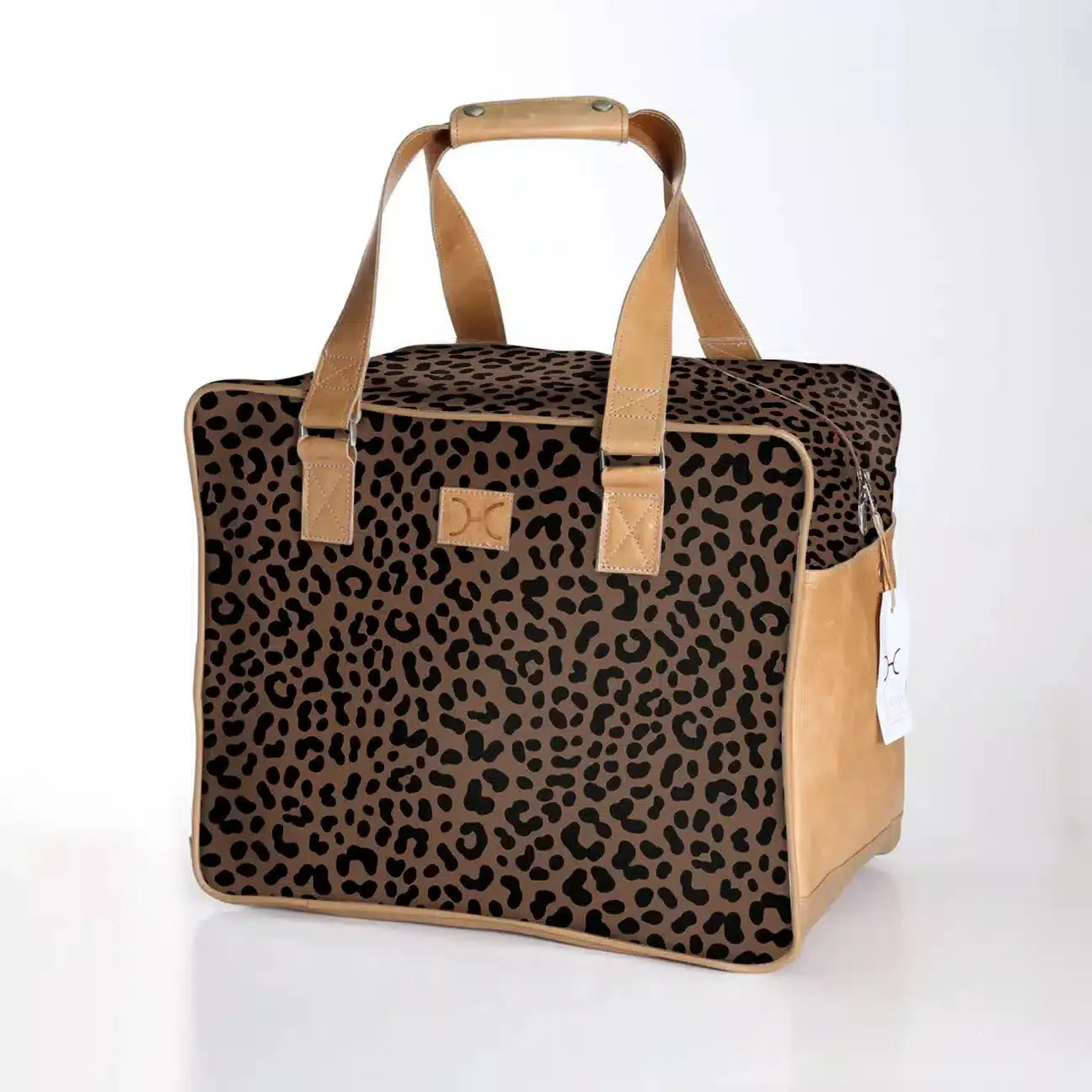 Thandana Laminated Fabric Large Weekender Bag