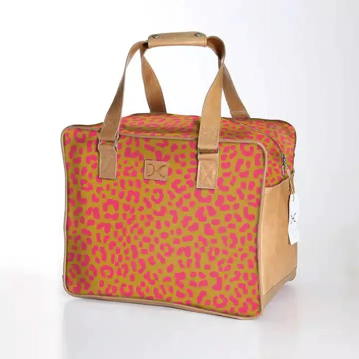 Thandana Laminated Fabric Large Weekender Bag