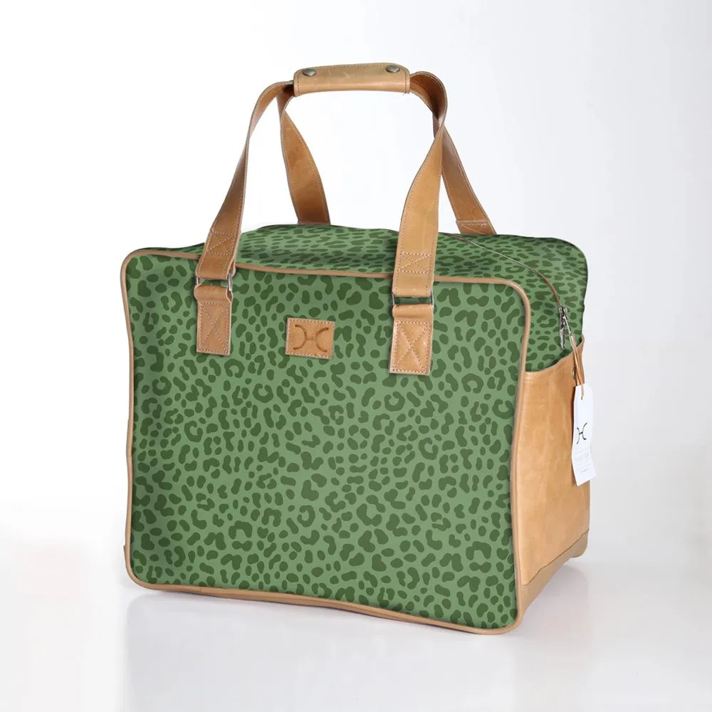 Thandana Laminated Fabric Large Weekender Bag