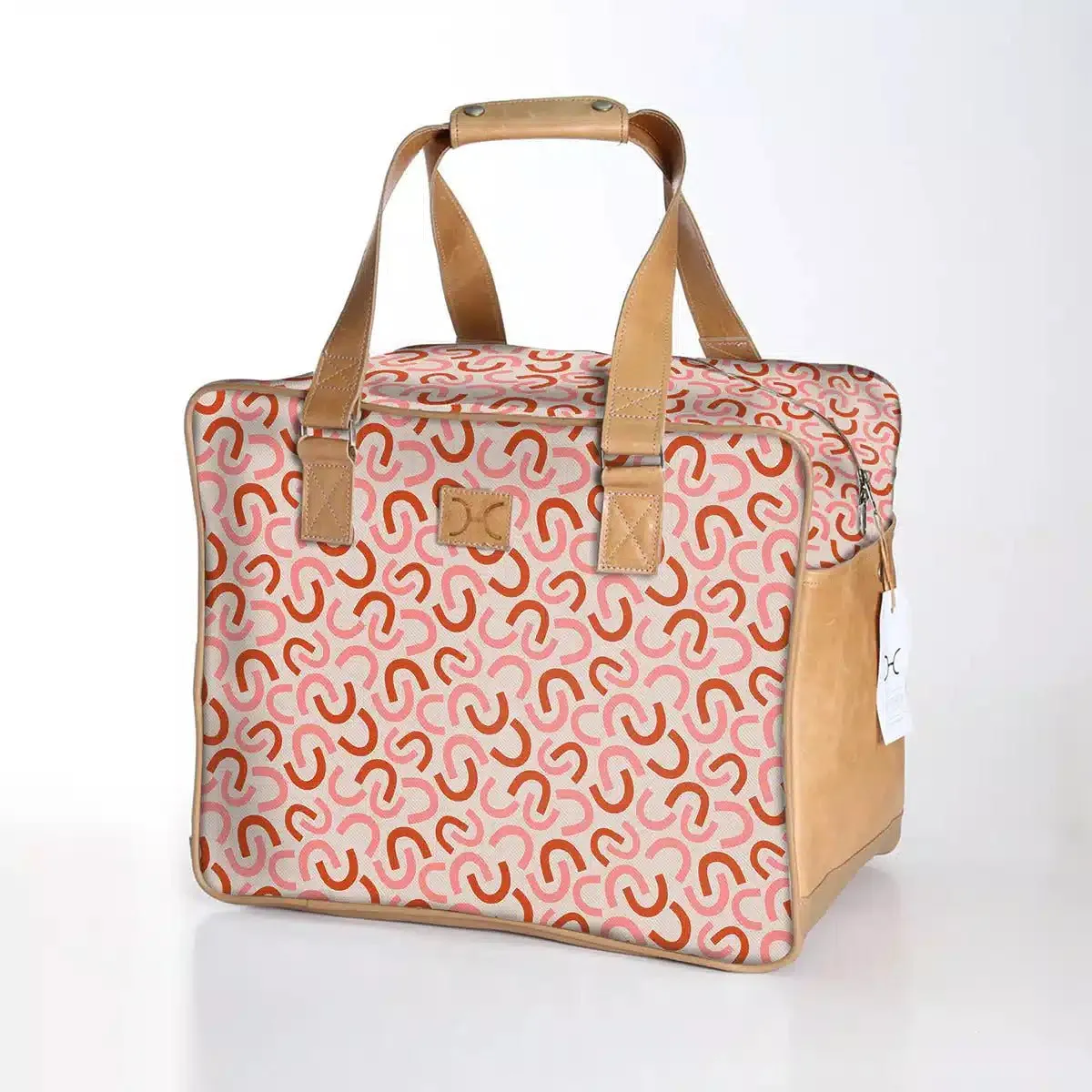 Thandana Laminated Fabric Large Weekender Bag