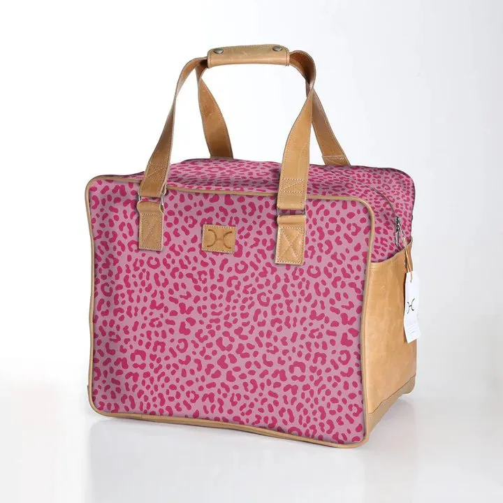 Thandana Laminated Fabric Large Weekender Bag