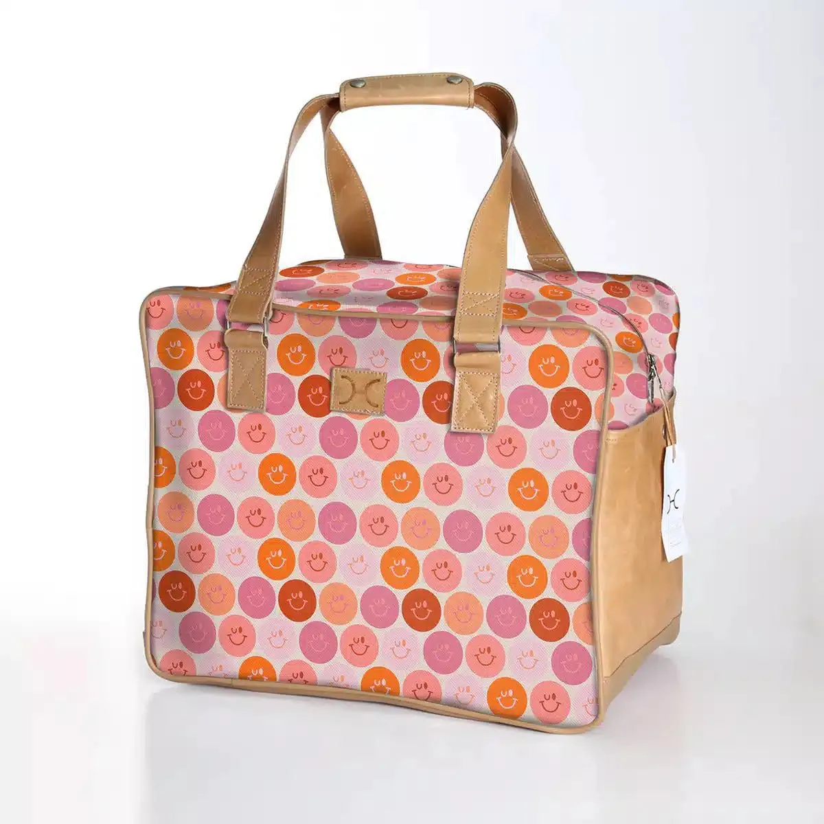 Thandana Laminated Fabric Large Weekender Bag