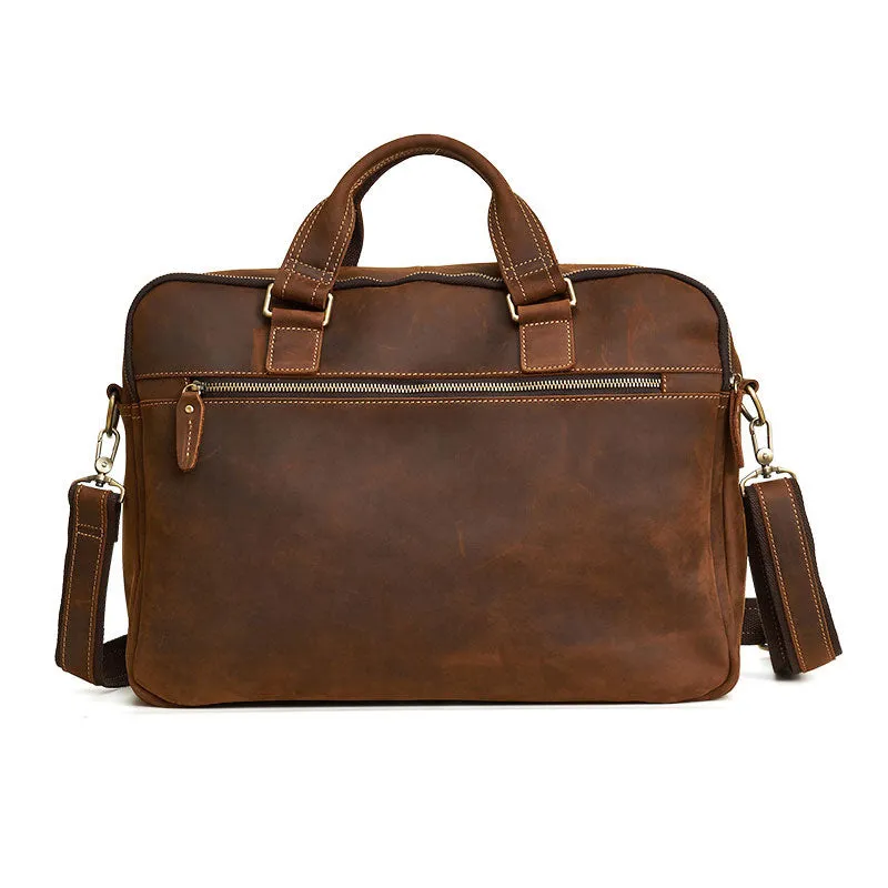 West Louis™ Vintage Style Leather Briefcases