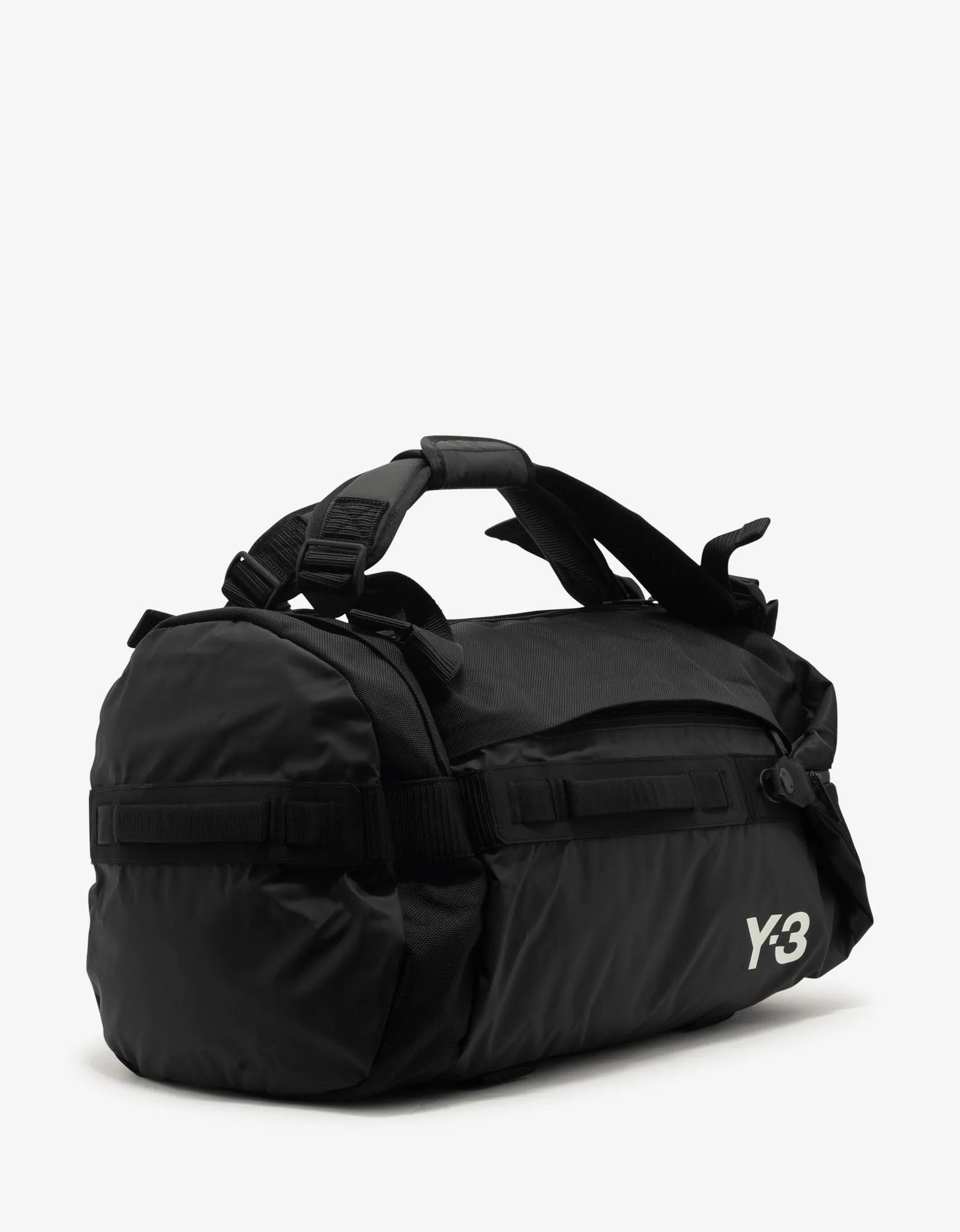 Y-3 Black Hybrid Duffle Bag